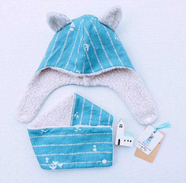 藍田白鷺 輕暖脖圍 /寶寶兒童成人皆可喔