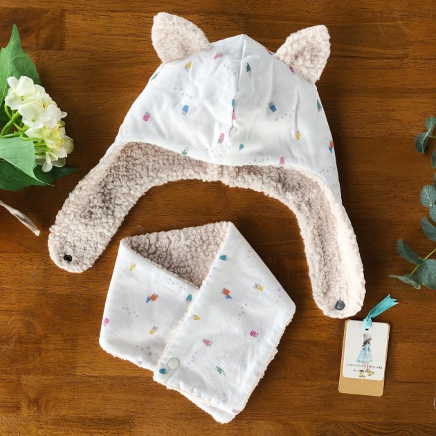 彩色小屋 貓咪耳朵飛行帽 /寶寶 小童禮物