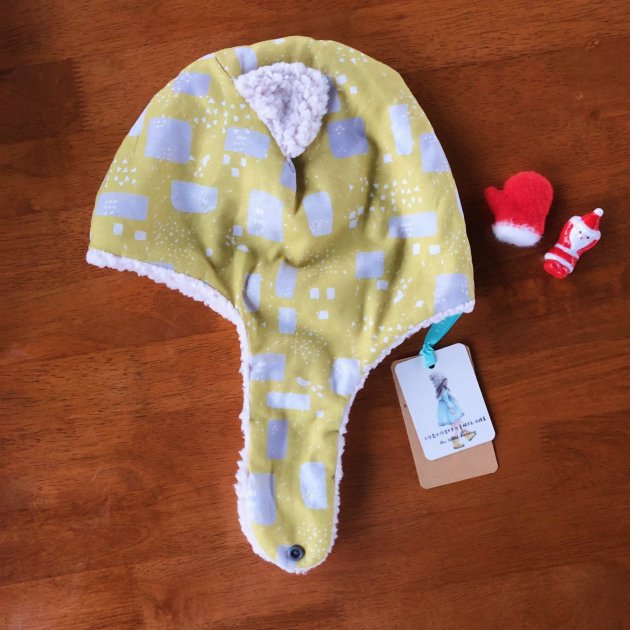 黃田秧雞 貓咪耳朵飛行帽 /寶寶 小童禮物